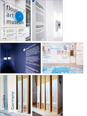 Leit- und Informationssystem für Museumsbesucher, flour art museum