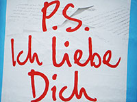„p.s. ich liebe dich“ – Plakat, gefunden in Hamburg