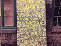 „Wenn Design …“ – gefunden und mitgebracht aus dem Gängeviertel Hamburg von Elena Balzer