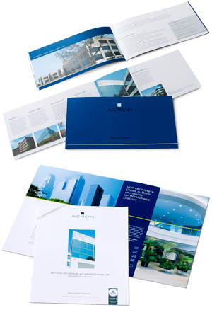 Imagefolder und -broschüre Immobilienwirtschaft, ACRON